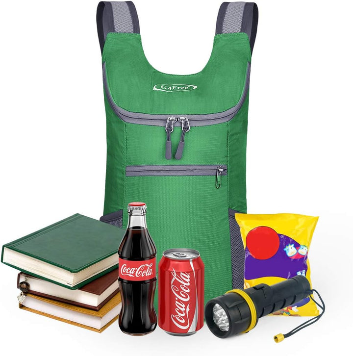 G4Free Ultraleichter 11 l kleiner faltbarer Rucksack für Reisen, Wandern, Radfahren, Wandern oder Me