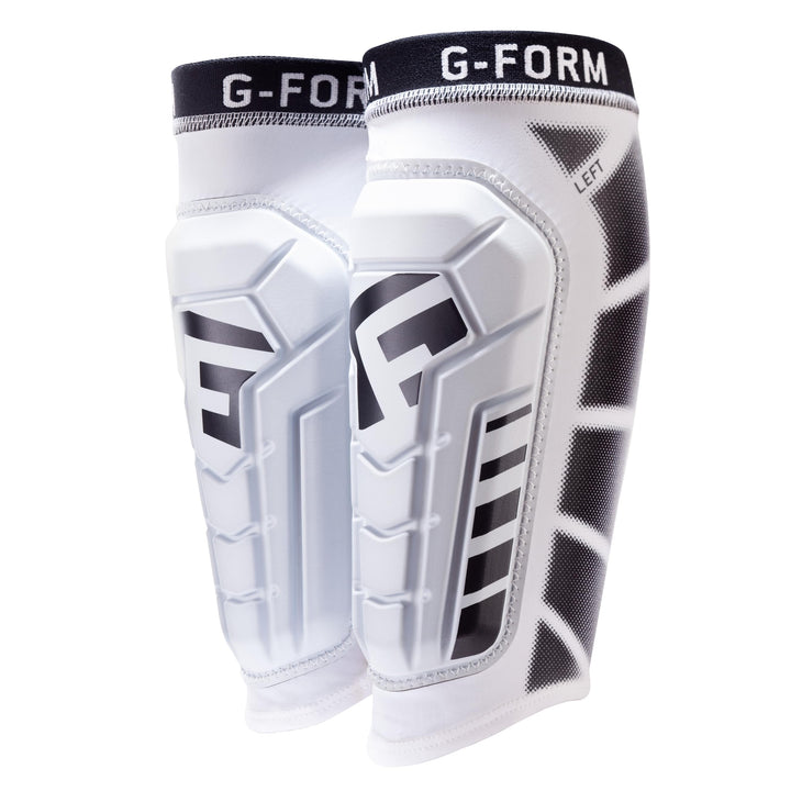 G-Form Pro-S Vento CE Fussball Schienbeinschoner Weiss L-XL, Weiss L-XL