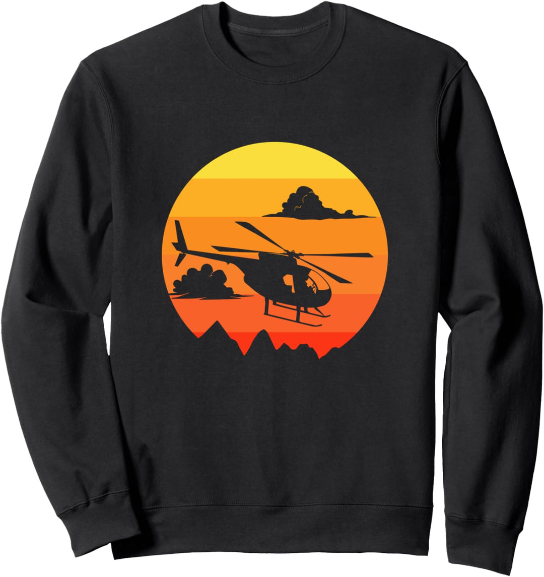 Helikopter Pilot Heli Flieger Luftfahrt - Hubschrauber Sweatshirt