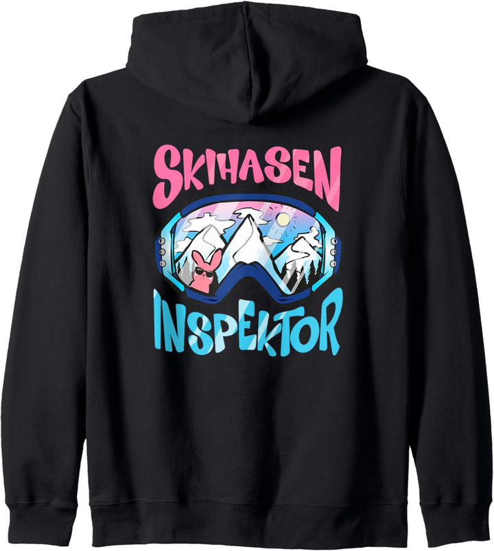 Skihasen Inspektor - Skifahrer, Schilehrer Apres Ski Party Kapuzenjacke