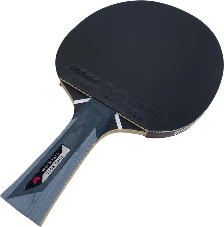 Butterfly® Timo Boll Titanium Tischtennisschläger | mit Carbon Lage | ITTF zertifizierter Wakaba Bel
