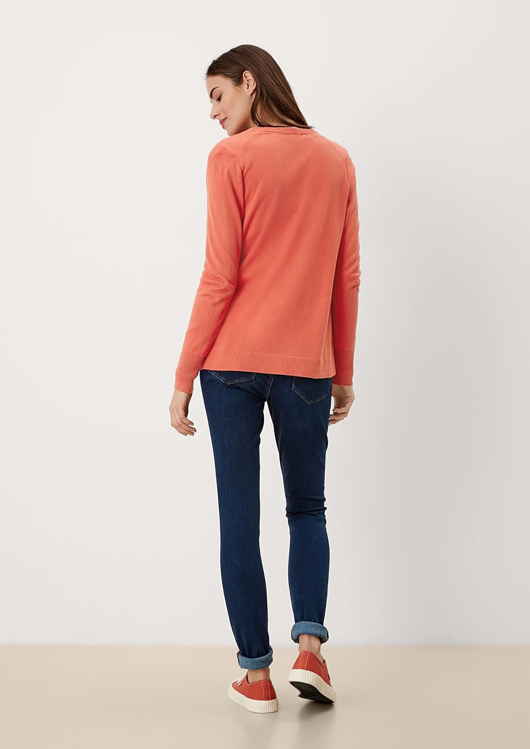 s.Oliver Damen Jacke Langarm, Terracotta