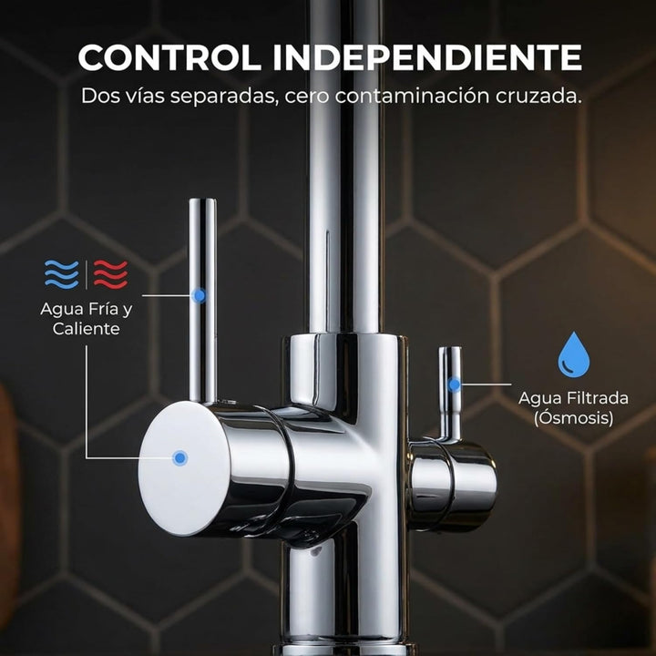 VALAZ 3 Wege Filter Osmose Wasserhahn Küche Chrom | Küchenarmaturen | Wasserhahn Sprudelwasser, Wass