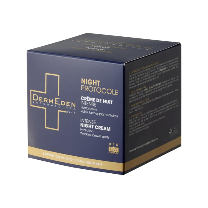 DermEden - Regenerierende Nachtcreme 50 ml - Fördert die Zellerneuerung für eine prallere, straffere
