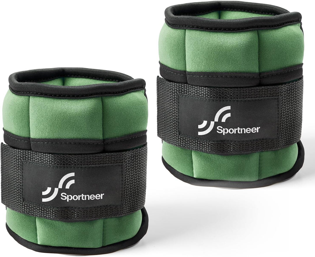 Sportneer Gewichtsmanschetten, Verstellbares Fussgelenkgewichte Set, Fuss-/Handgelenkgewicht Mansche