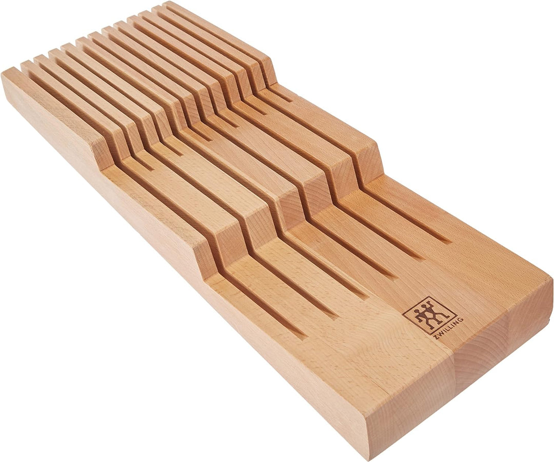 ZWILLING Messerhalter für Schubladen, Schubladen-Einsatz, Für 12 Messer, 41 x 15,5 x 4,8 cm,, Messer