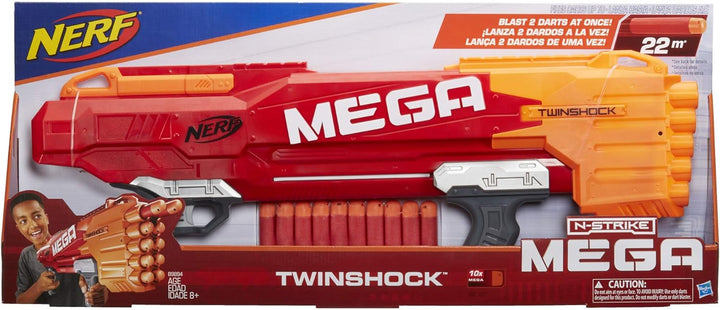 NERF Hasbro B9894EU4 Mega Twinshock, Spielzeugblaster