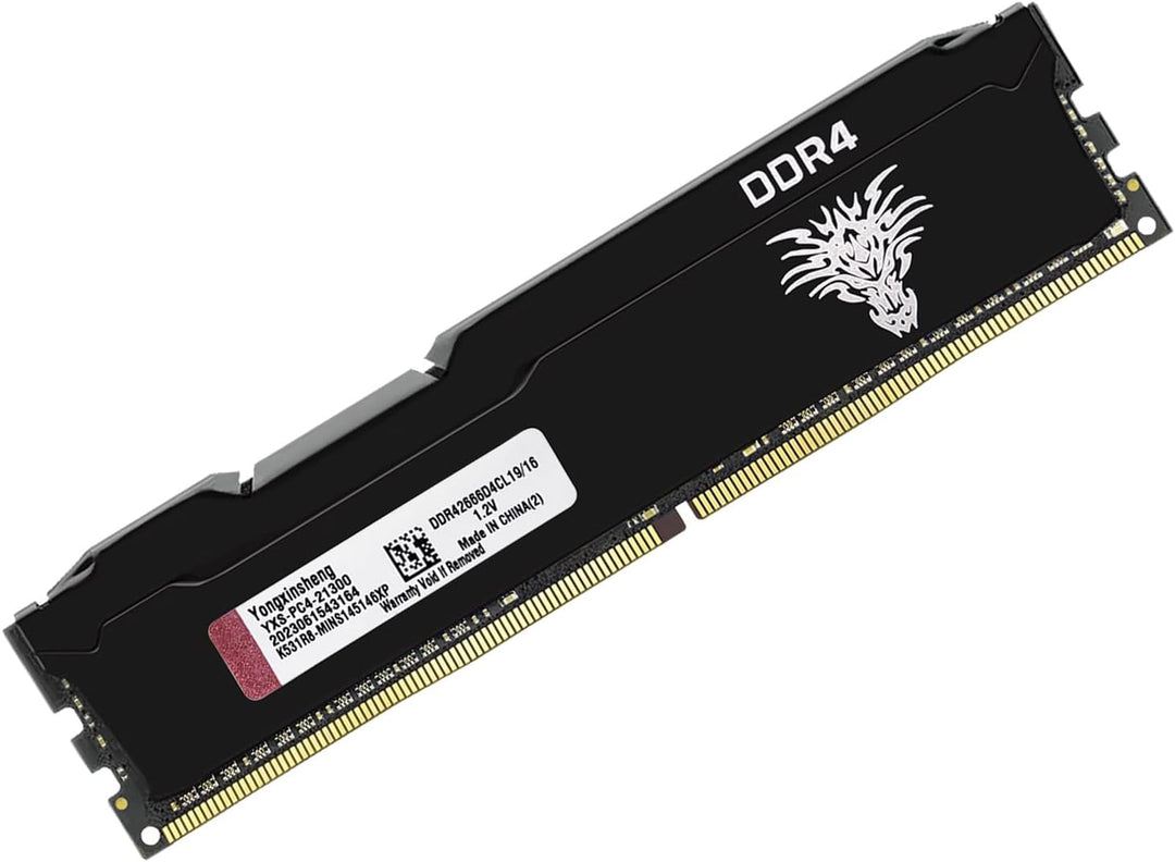 2666 MHz RAM DDR4 16 GB PC4-21300 Udimm CL19 Non-ECC Unbuffered 1,2 V 288-Pin RAM Speicher Barette K