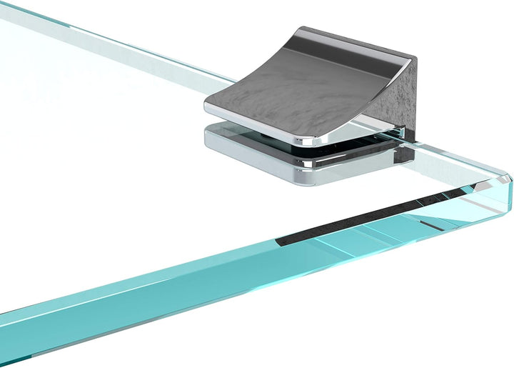 bijon Glasregal Glasablage Wandregal Glas Bad-Regal Glas Badezimmer Regal Badablage Ablageregal - 8m