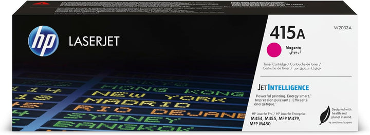 HP 415A (W2033A) Original Toner Magenta für HP LaserJet Pro M454 Magenta Standard, Magenta Standard