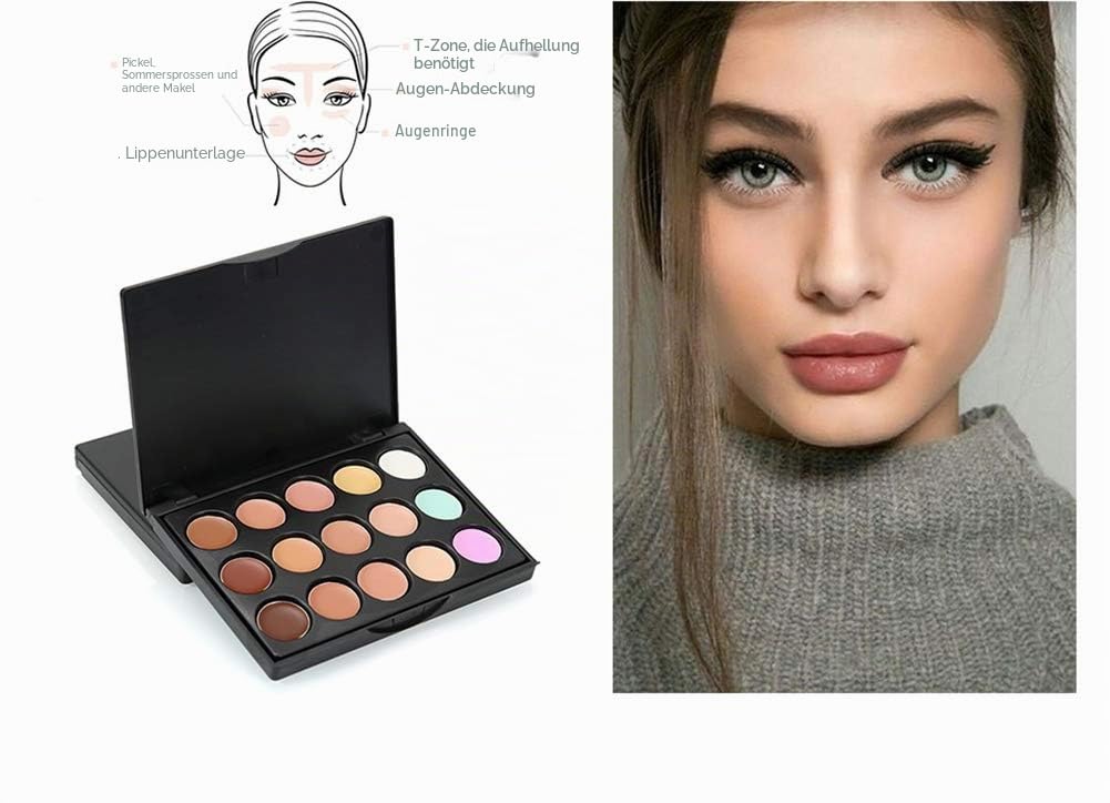 FantasyDay Multifunktions Exquisite Kosmetik Geschenkset Make-up Schmink Kit für Gesicht, Augen und