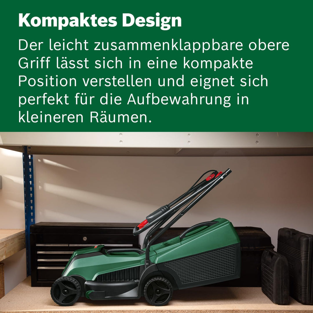 Bosch Akku-Rasenmäher EasyMower 18V-32-150 (Bis zu 100 m2 mit einem 3,0-Ah-Akku; 18-Volt-System; Sch