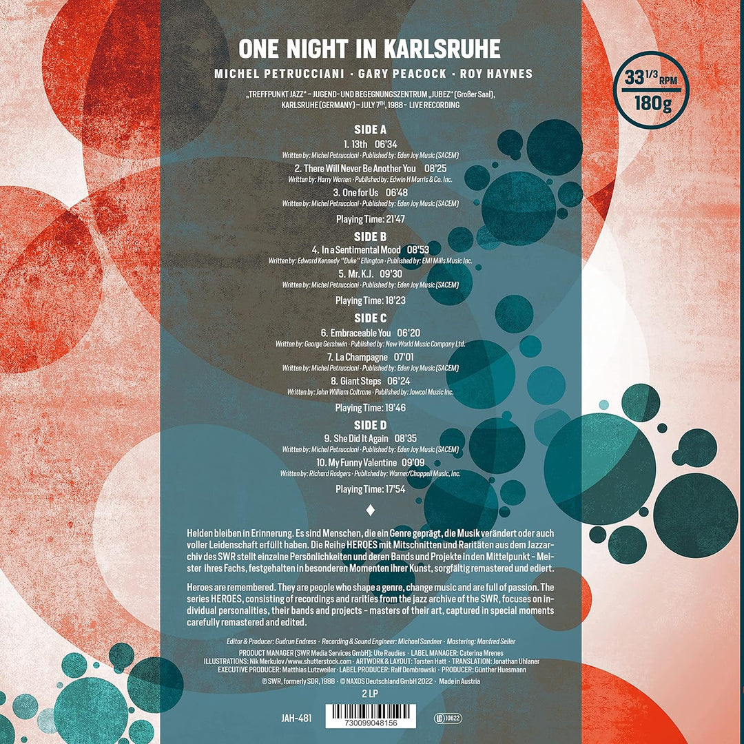 One Night in Karlsruhe, Vinyl