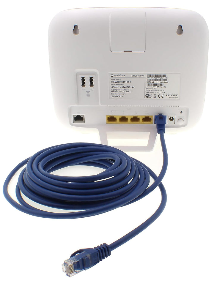 1aTTack.de - 10 X 0,5m Cat7 Netzwerkkabel, Cat.7 Ethernet, Lan &amp; Cat 7 Patchkabel für maximale Inter