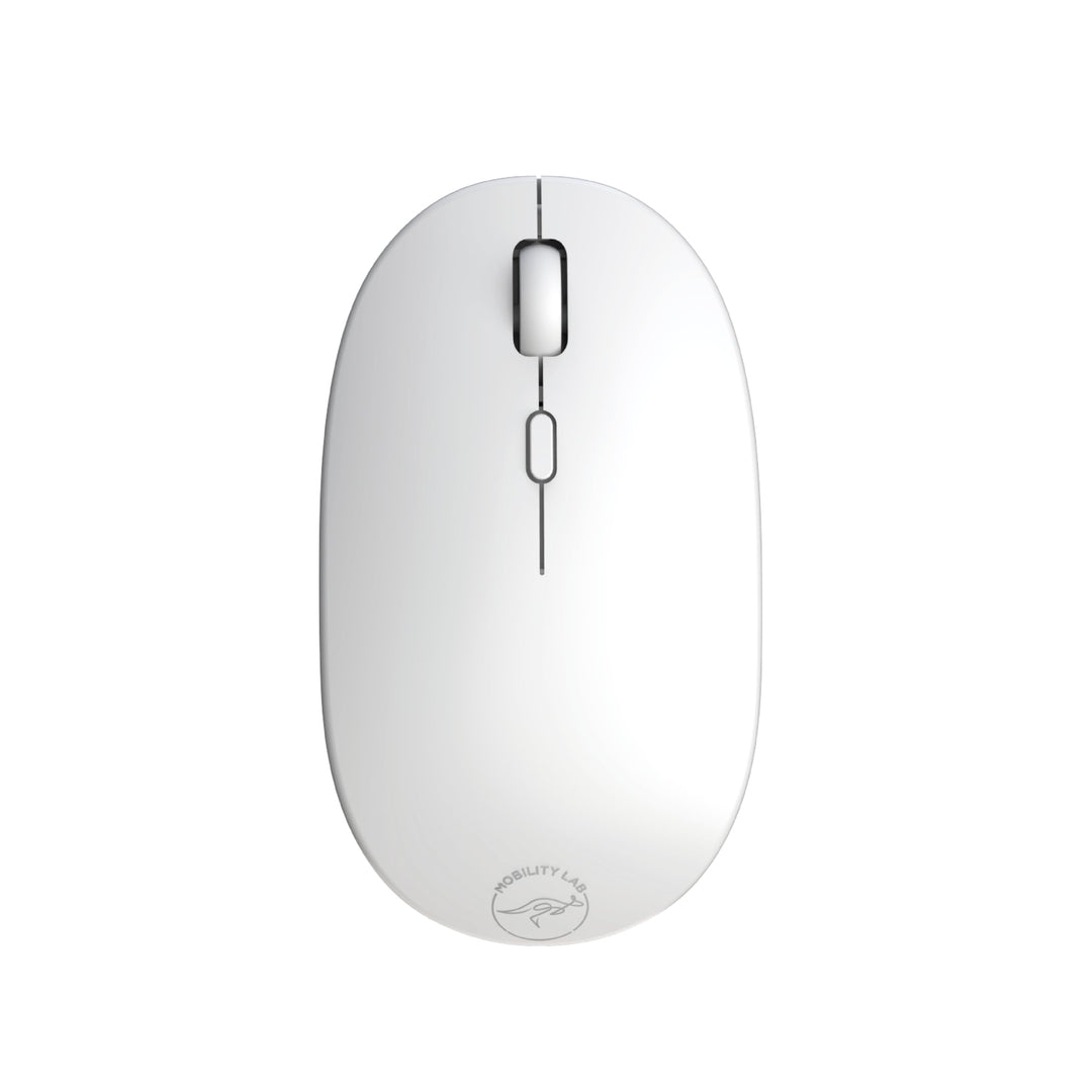 Mobility Lab ML301877 Bluetooth Laser Maus 1600 DPI für Mac und PC-weiss wireless, wireless