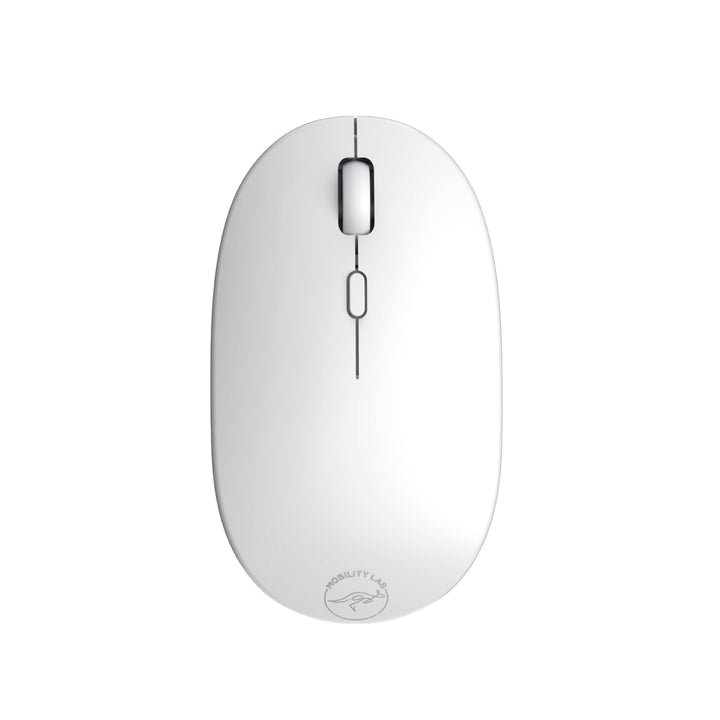 Mobility Lab ML301877 Bluetooth Laser Maus 1600 DPI für Mac und PC-weiss wireless, wireless