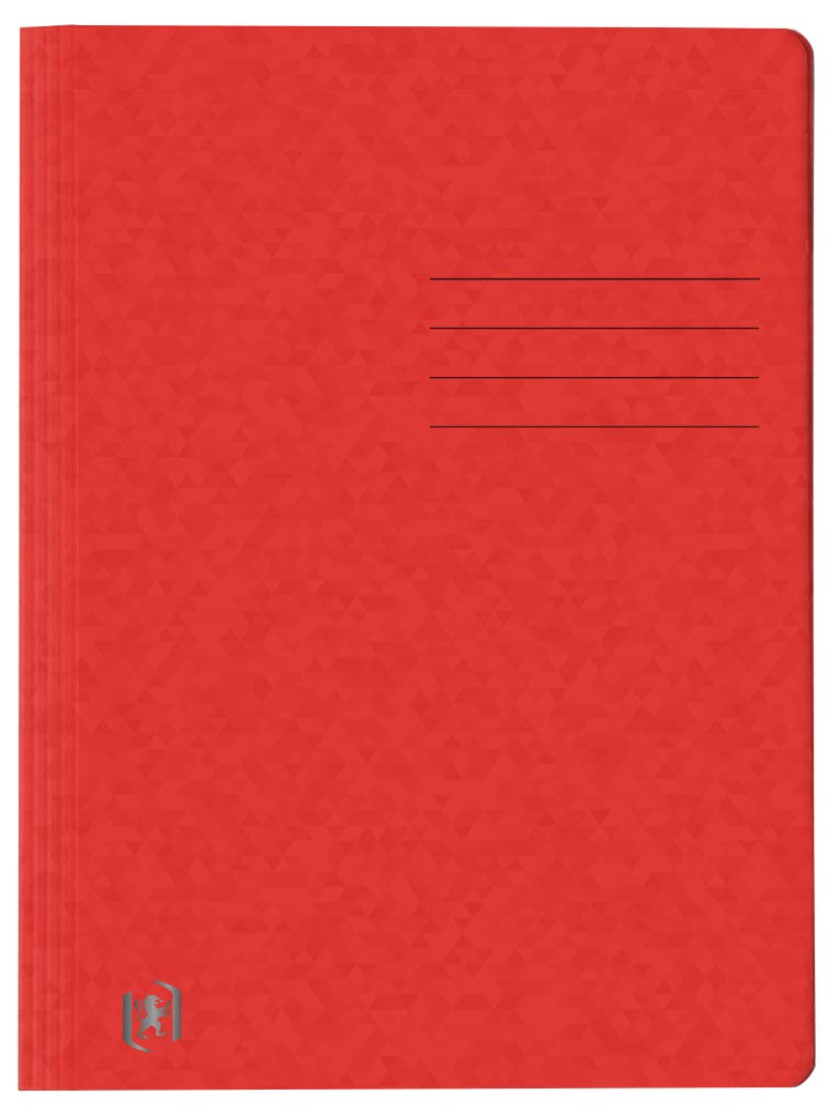 Oxford Schnellhefter A4, aus Karton, rot, 25 Stück rot Single, rot Single