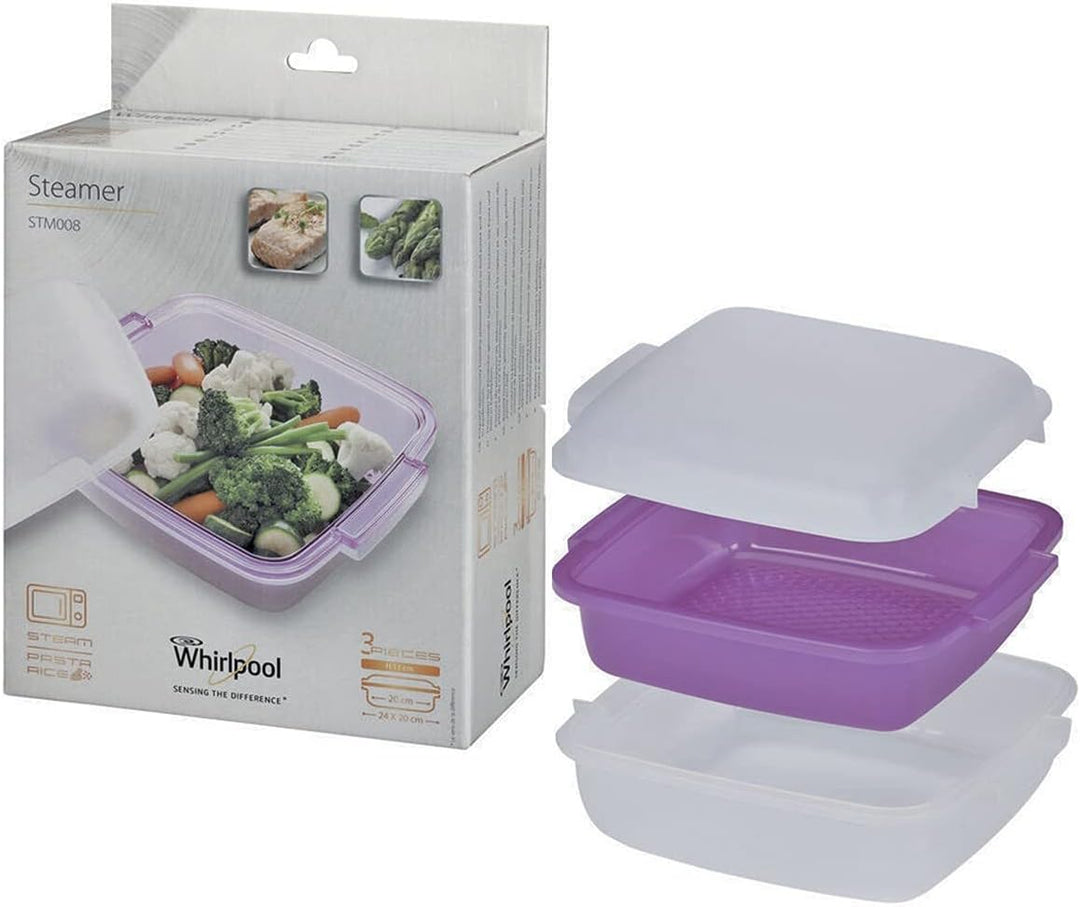 Whirlpool 4820000013392 Wpro STM008 ORIGINAL Dampfgarer Dampfeinsatz Dampfgarbehälter Leichtgarer St