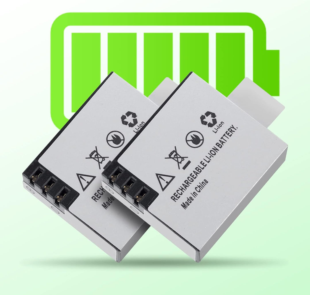 Nvgfelis WiFi Action Cam FHD, Unterwasserkamera wasserdicht bis 30M, Actionkamera mit 2×1050 mAh wie