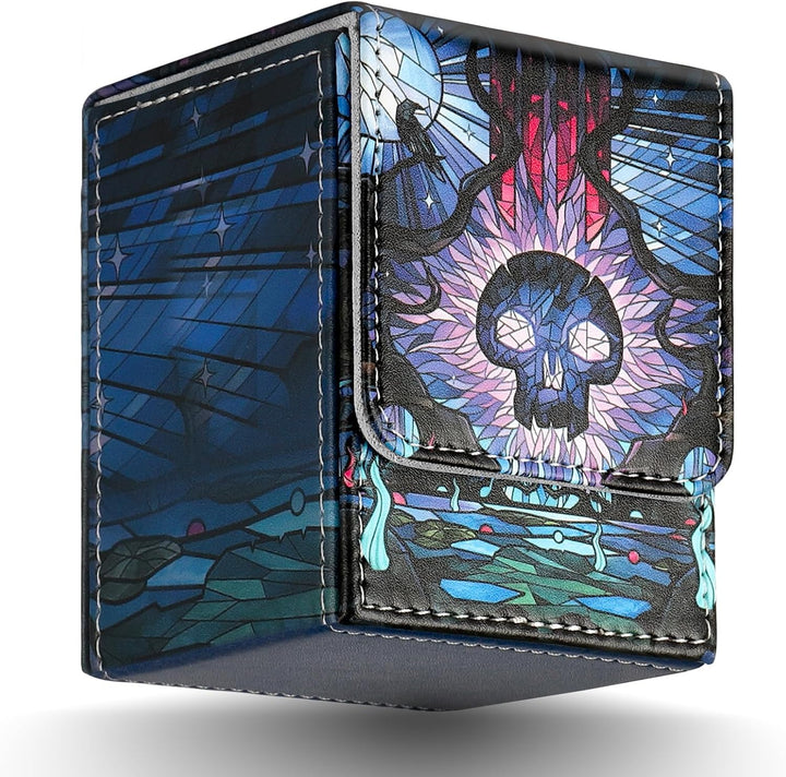 Deck Box für MTG Karten, TCG Aufbewahrungsbox für Magic The Gathering Karten für über 100 einzeln ge