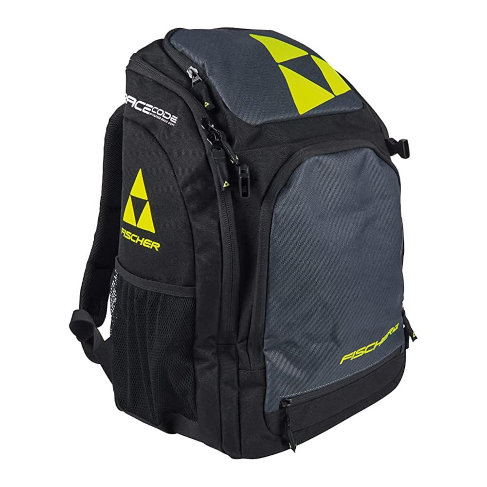 Fischer Boot/Helmet Backpack Alpine Race 36L - Skischuh &amp; Helm Rucksack 36 Liter Skirucksack, Schwar