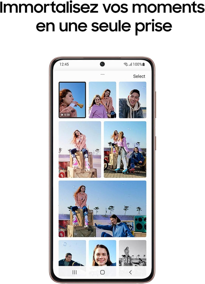 Samsung Galaxy S21 5G 128GB Speicher 8GB RAM 4.000mAh Akku AI Handy Android 15 Smartphone ohne Simlo