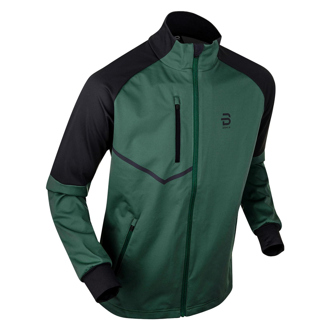 B DÆHLIE Daehlie Men's Kikut Jacket - Softshell Ski Coat, Turkish Sea -53750 Dark Forest XL, -53750