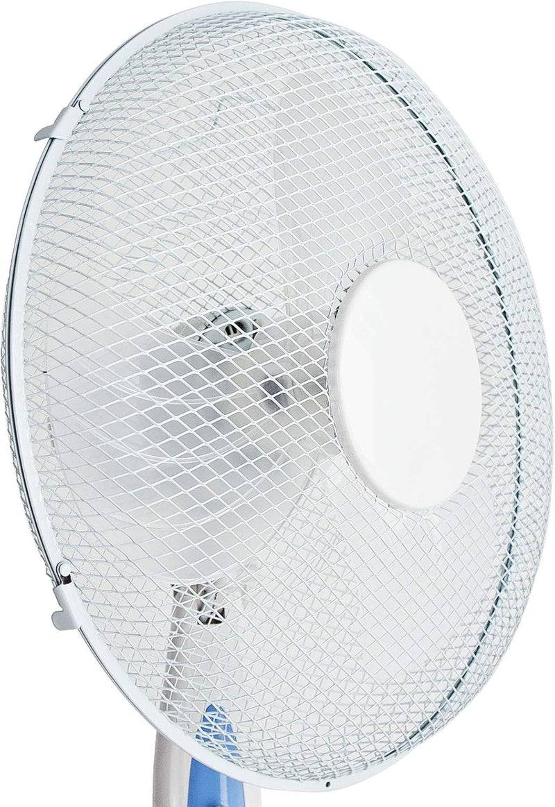 Grafner XXL Standventilator mit Oszillation, Ø41 cm, 3 Geschwindigkeitsstufen, höhenverstellbar, lei