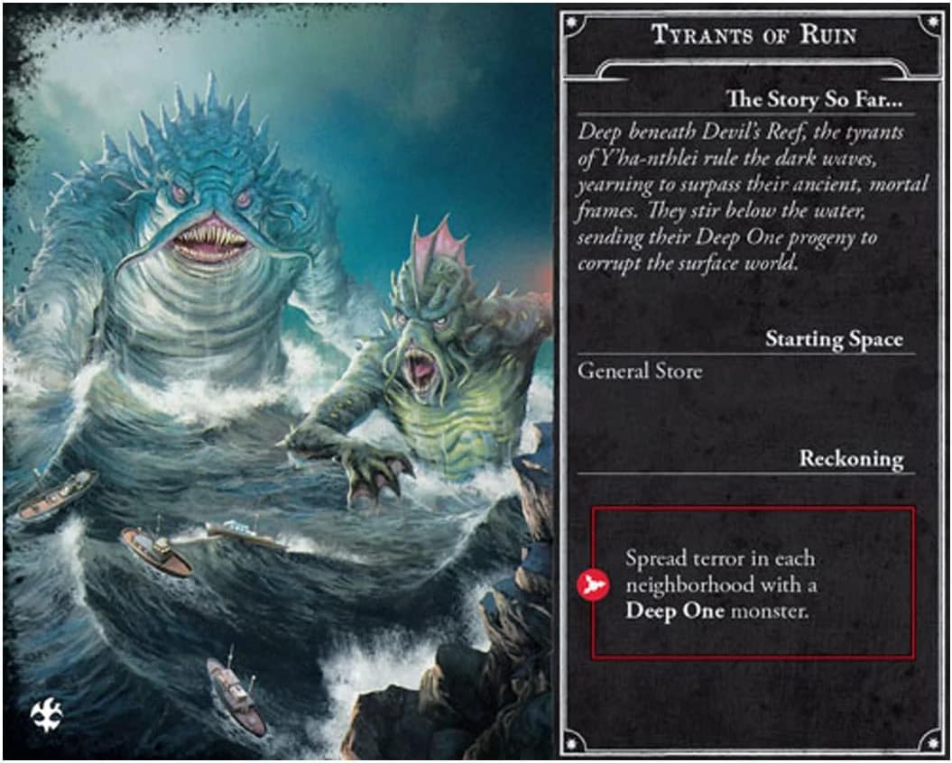Fantasy Flight Games Arkham Horror Third Edition: Under Dark Waves 2. Expansion 2. Erweiterung: Unte