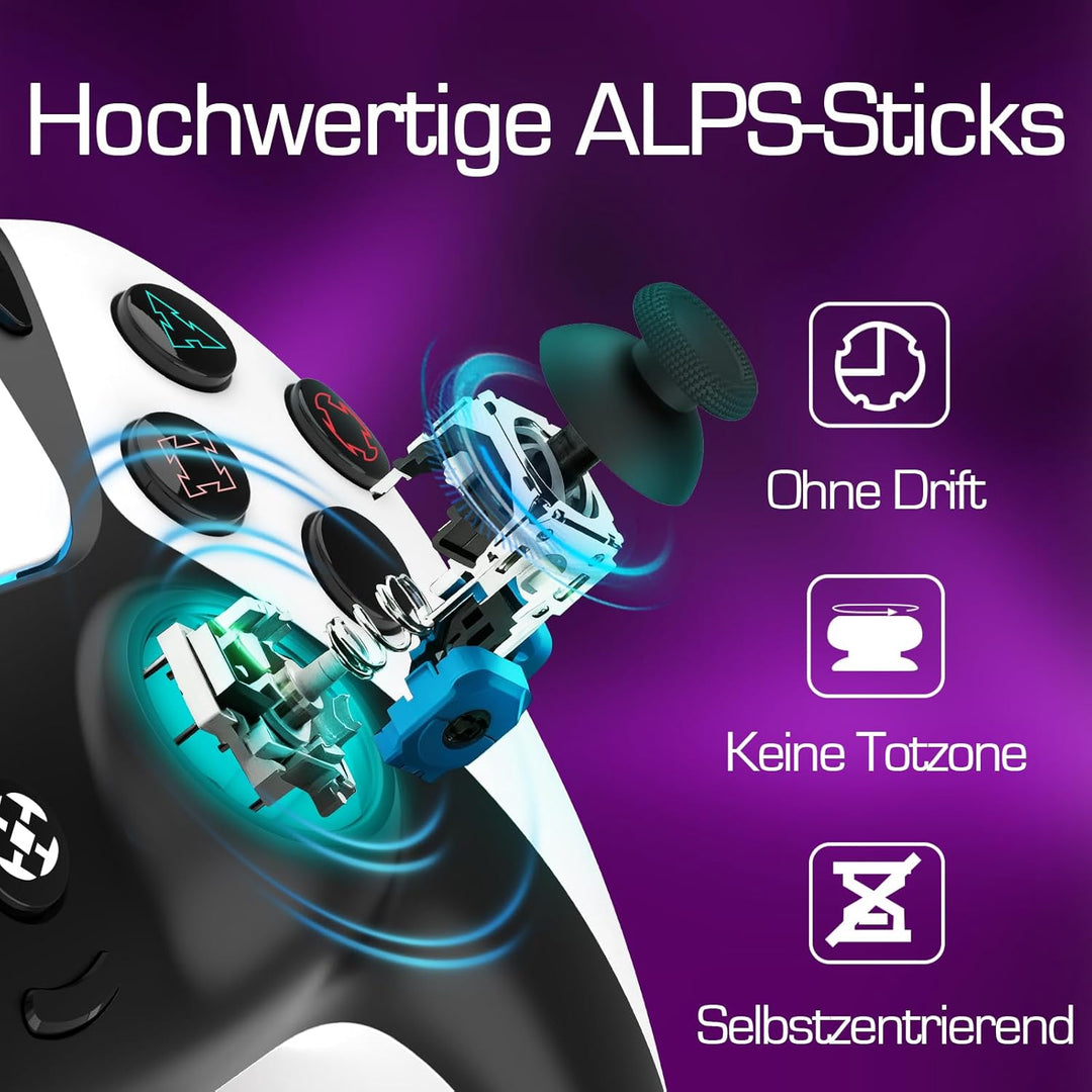 Ruibopad Ymir Wireless Luna Controller,PC Bluetooth Gamepads für Fire TV Stick Gaming Gamepad Kein D