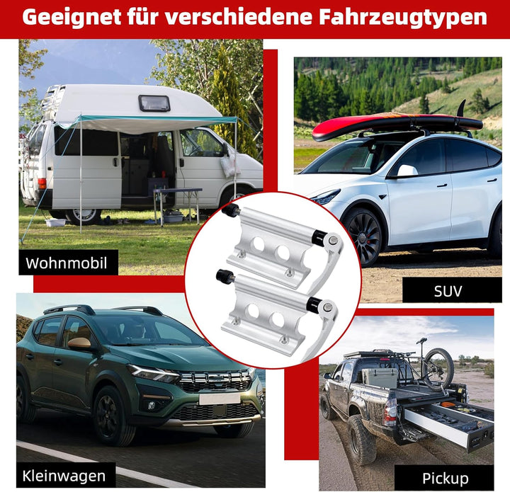 2 Stück Fahrradgabelhalterung, Aluminiumlegierung,Vorderradhalter,passend für Giant, Trek, Cube, Spe