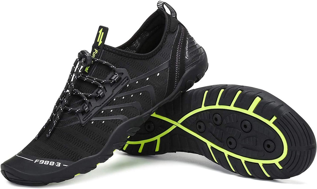 SAGUARO Badeschuhe für Herren Damen - 7/9 Drainagelöcher Schnelltrocknende rutschfest, Gr 35-48 39 E