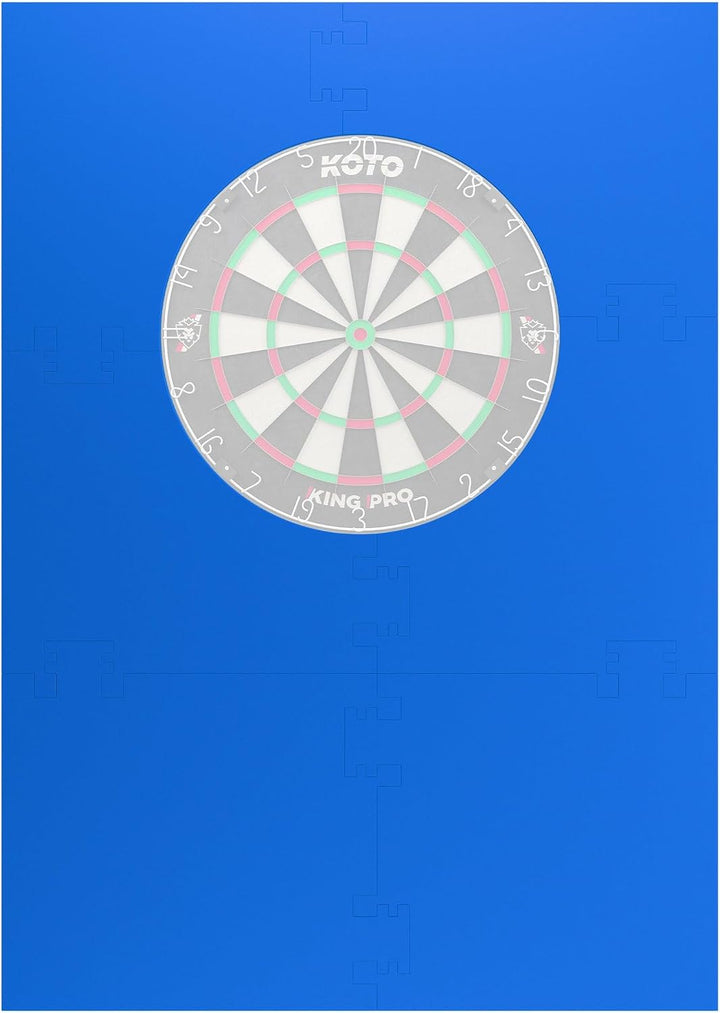 KOTO - 4pcs. Dart Surround, langlebige Dart wandschutz, verhindert Schäden, Eva 6PCS Quadrat Blau, 6