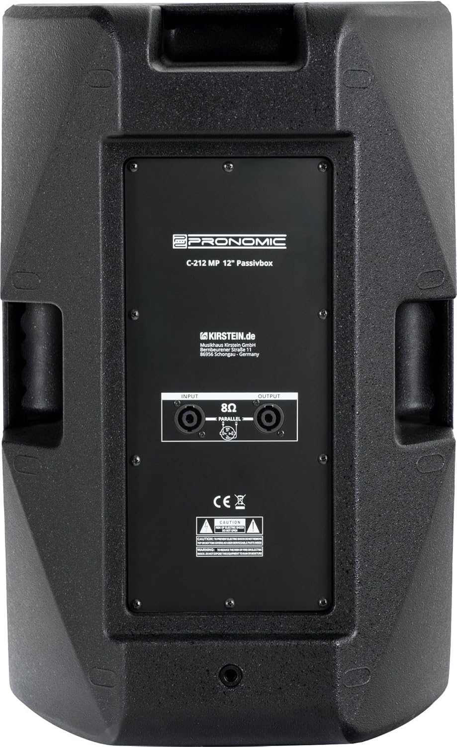 Pronomic C-212 MP 12" Passivbox Stereo Set - 2 Passive 2-Wege Boxen - Belastbarkeit: je 300 Watt (RM