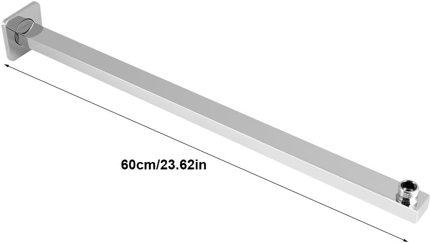 Arm Duscharm, 60cm Edelstahlkonstruktion Wandmontage Dusche Verlängerungsarm Badaufsatz