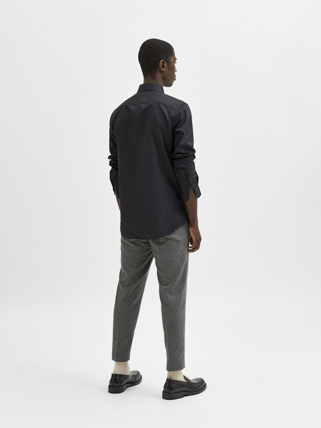 Selected Homme Male Hemd Lange Ärmel M Schwarz, M Schwarz