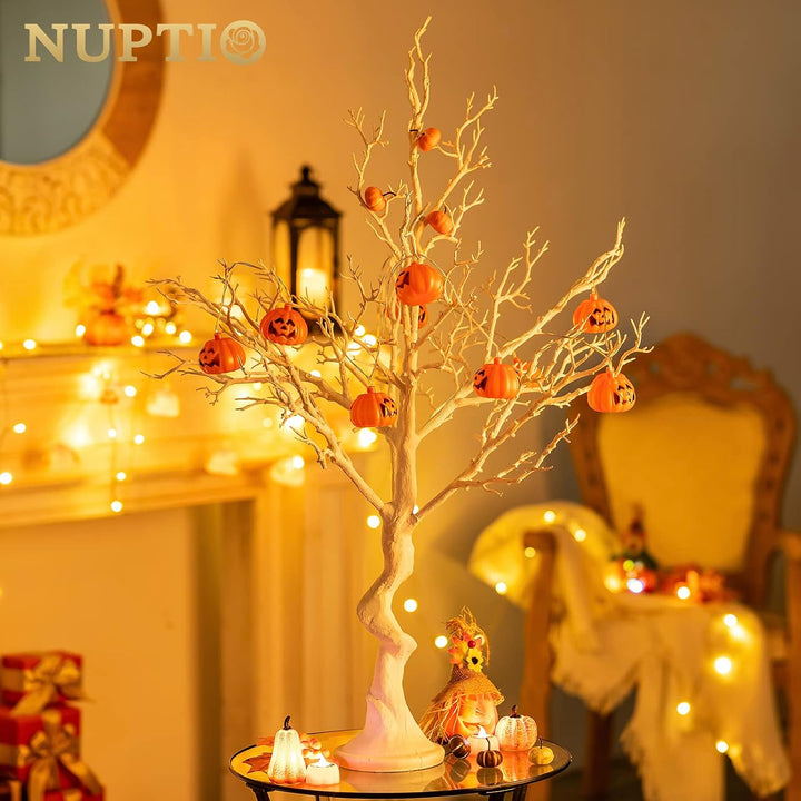 Nuptio Weisser Künstlicher Osterbaum 105cm Hoch Weihnachtsschmuck Manzanita Künstliche Bäume Dekorat