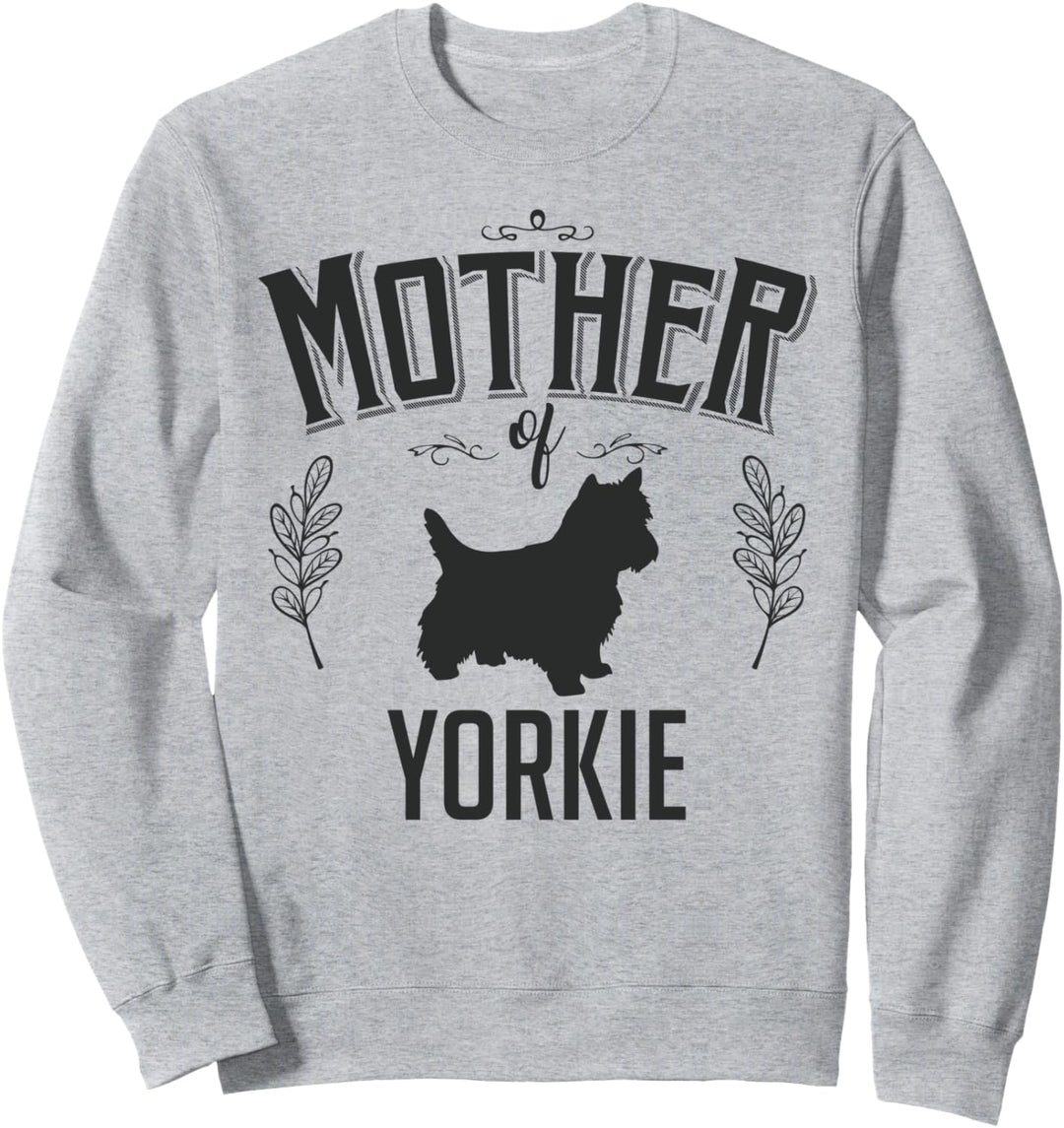 Mutter von Yorkie Lover Mom Geschenk Yorkie Hundebesitzer Sweatshirt