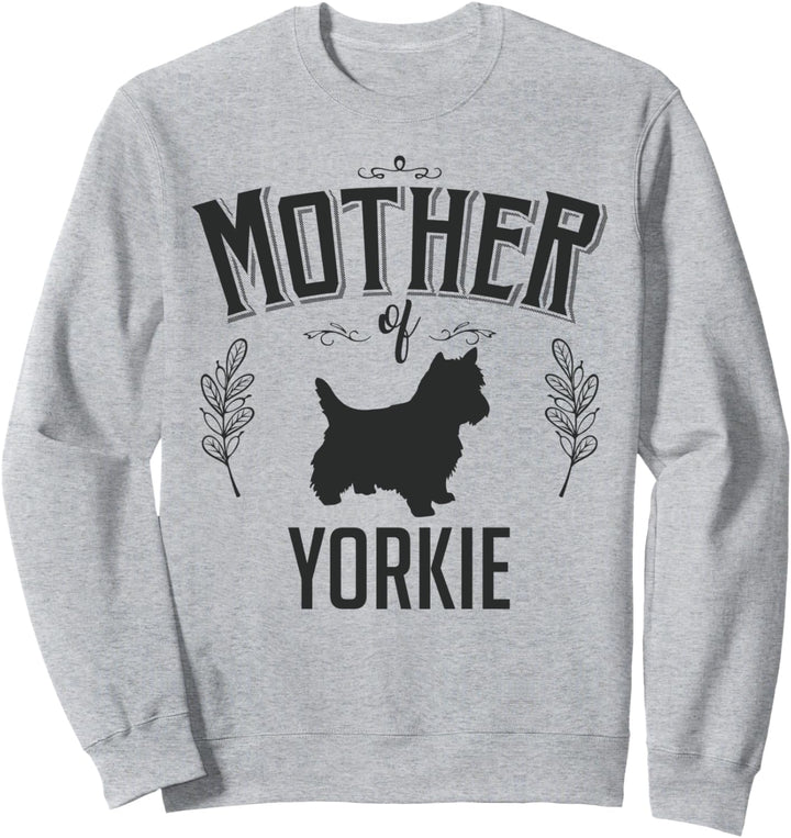 Mutter von Yorkie Lover Mom Geschenk Yorkie Hundebesitzer Sweatshirt