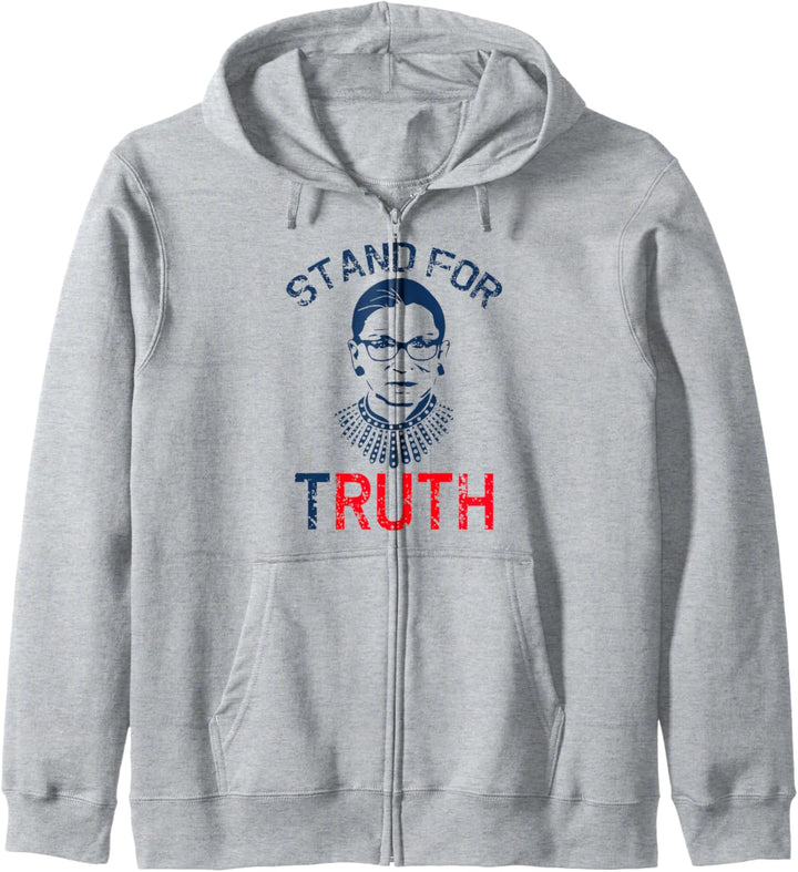 Stehen Sie für die Wahrheit - RBG Ruth Bader Ginsburg Feminismus Zitate Kapuzenjacke