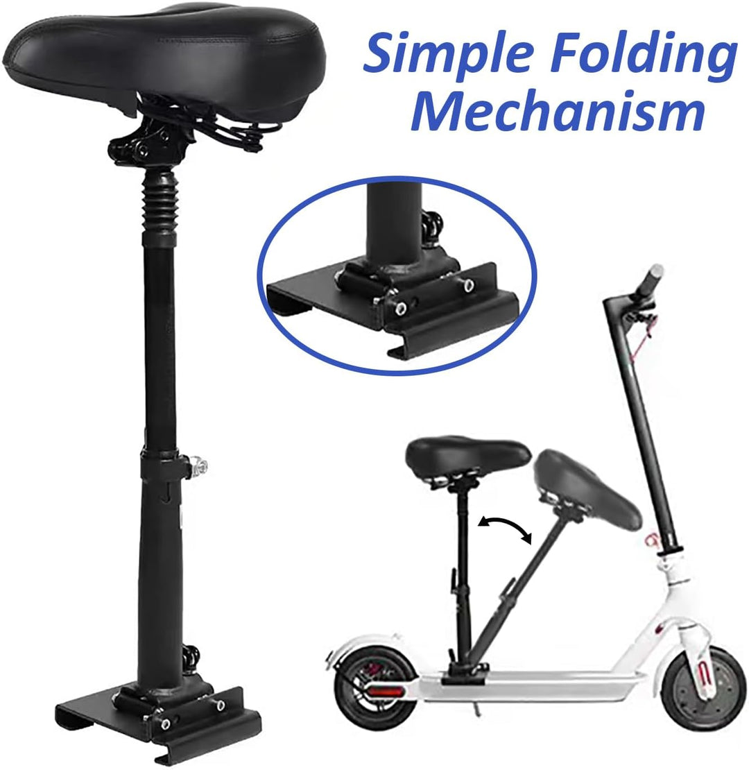 Elektrorollersitz für Erwachsene, E Scooter Sitz für 13cm-17cm, Universal Scootersitz Mit 40-58cm Hö