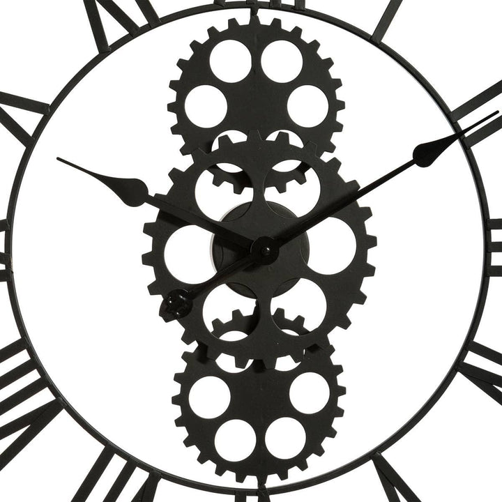 ATMOSPHERA CREATEUR D'INTERIEUR Atmosphéra Le Depot Baillleul – Wanduhr mit römischen Ziffern