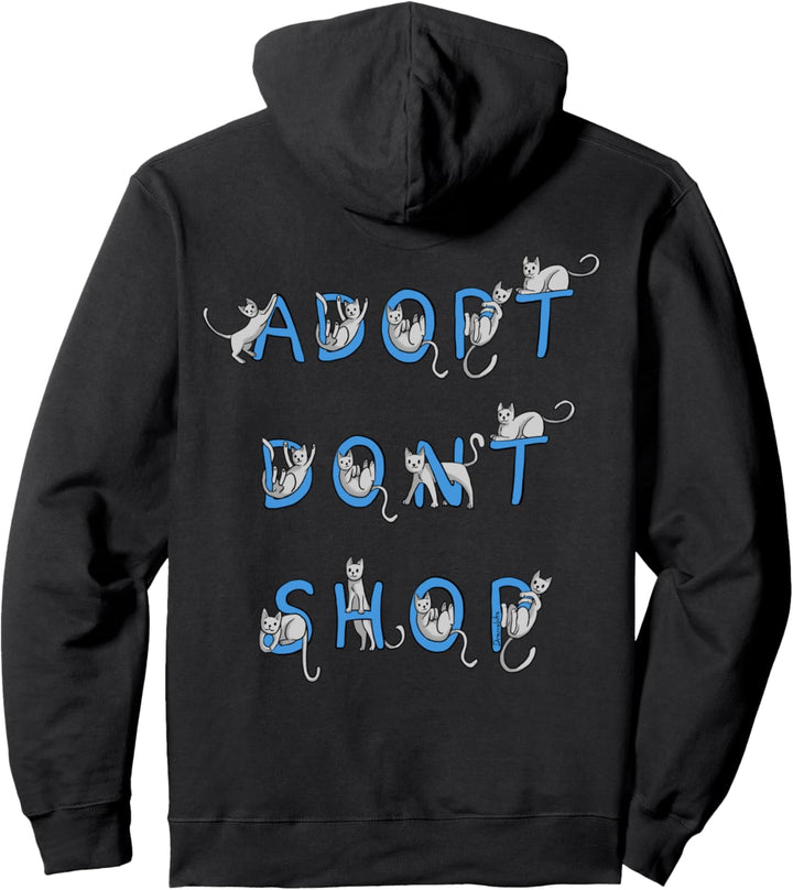 Adoptieren nicht Kaufen Katzen Kätzchen Lustige Nette Katze Pullover Hoodie