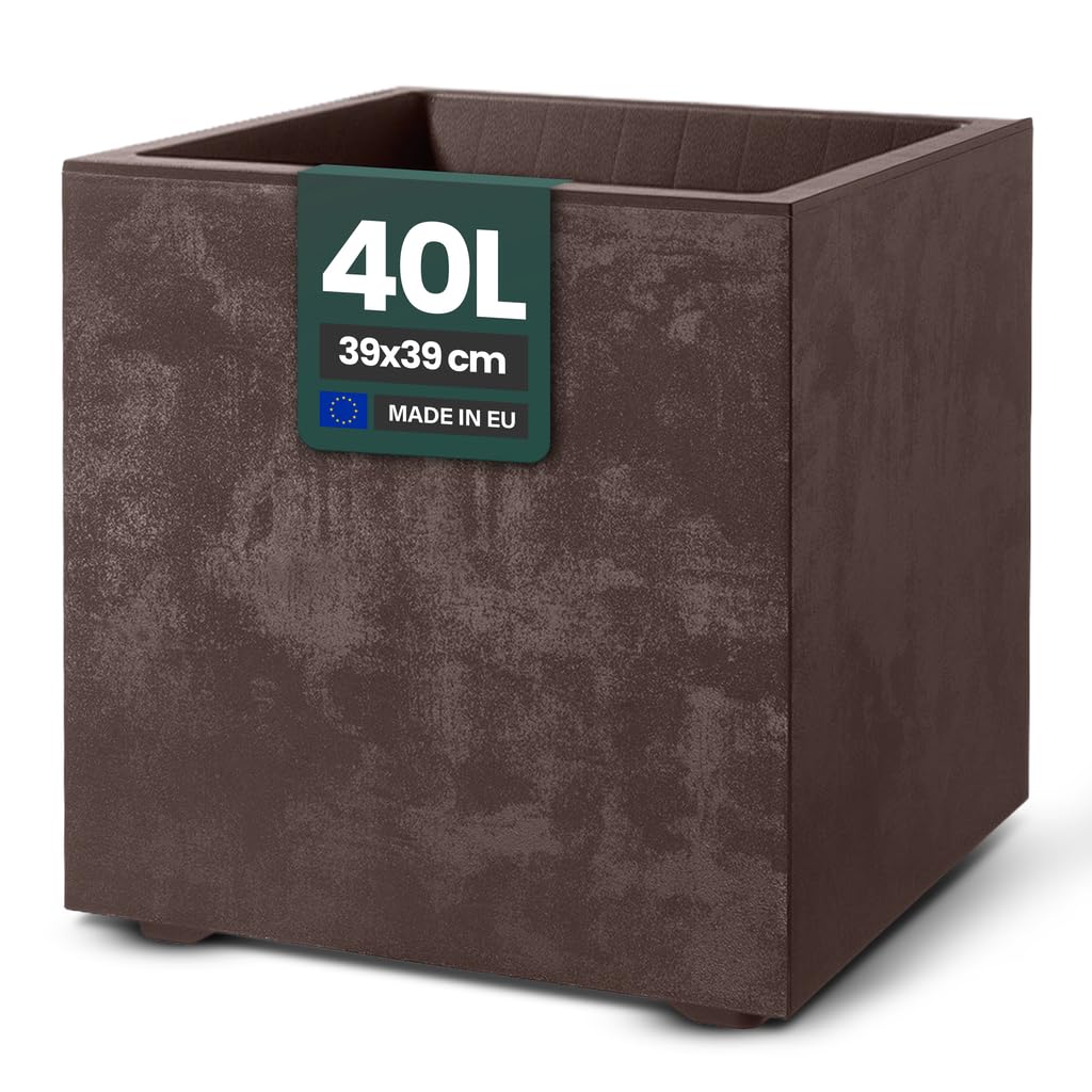 Kreher XL Pflanzkasten Millennium in verschiedenen Formaten und Farben. Tolle Naturstein Optik in Br