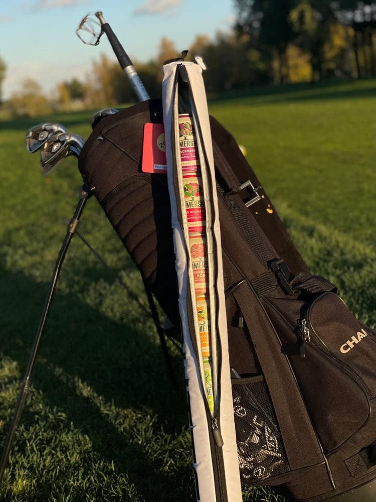 Alpha Putts Getränke Buddy - Die Ultimative Kühltasche Für Golfbags - Hält Dosen und Flaschen Gekühl