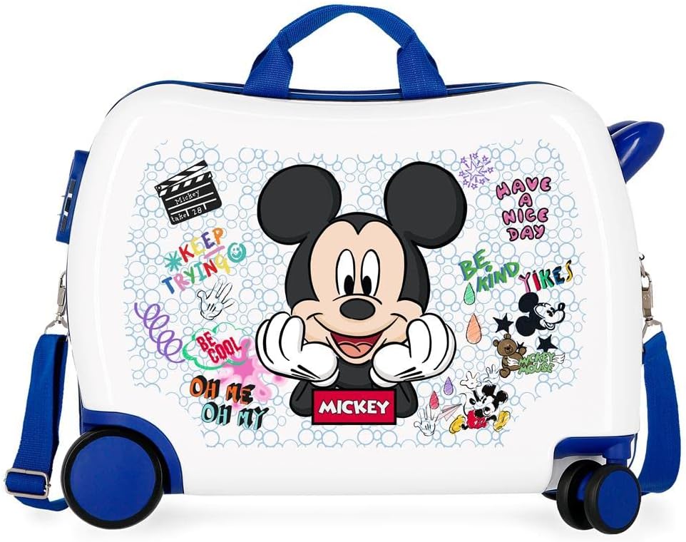Disney Mickey Be Cool Blue Kinderkoffer 50 x 39 x 20 cm starres ABS seitliches Zahlenschloss 34 l 1,