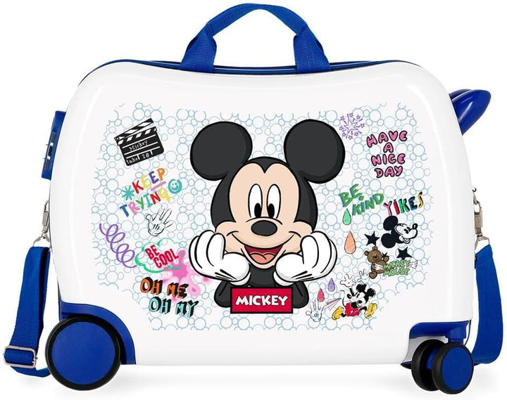Disney Mickey Be Cool Blue Kinderkoffer 50 x 39 x 20 cm starres ABS seitliches Zahlenschloss 34 l 1,