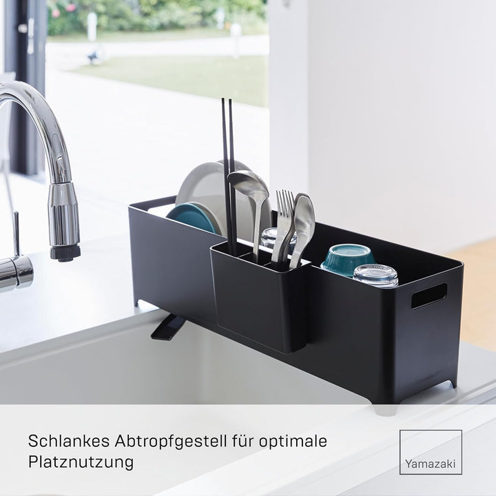 YAMAZAKI Home, Tower, Abtropfgestell für Geschirr, EinheitsgröÃƒŸe, Schwarz Einheitsgrösse Schwarz,