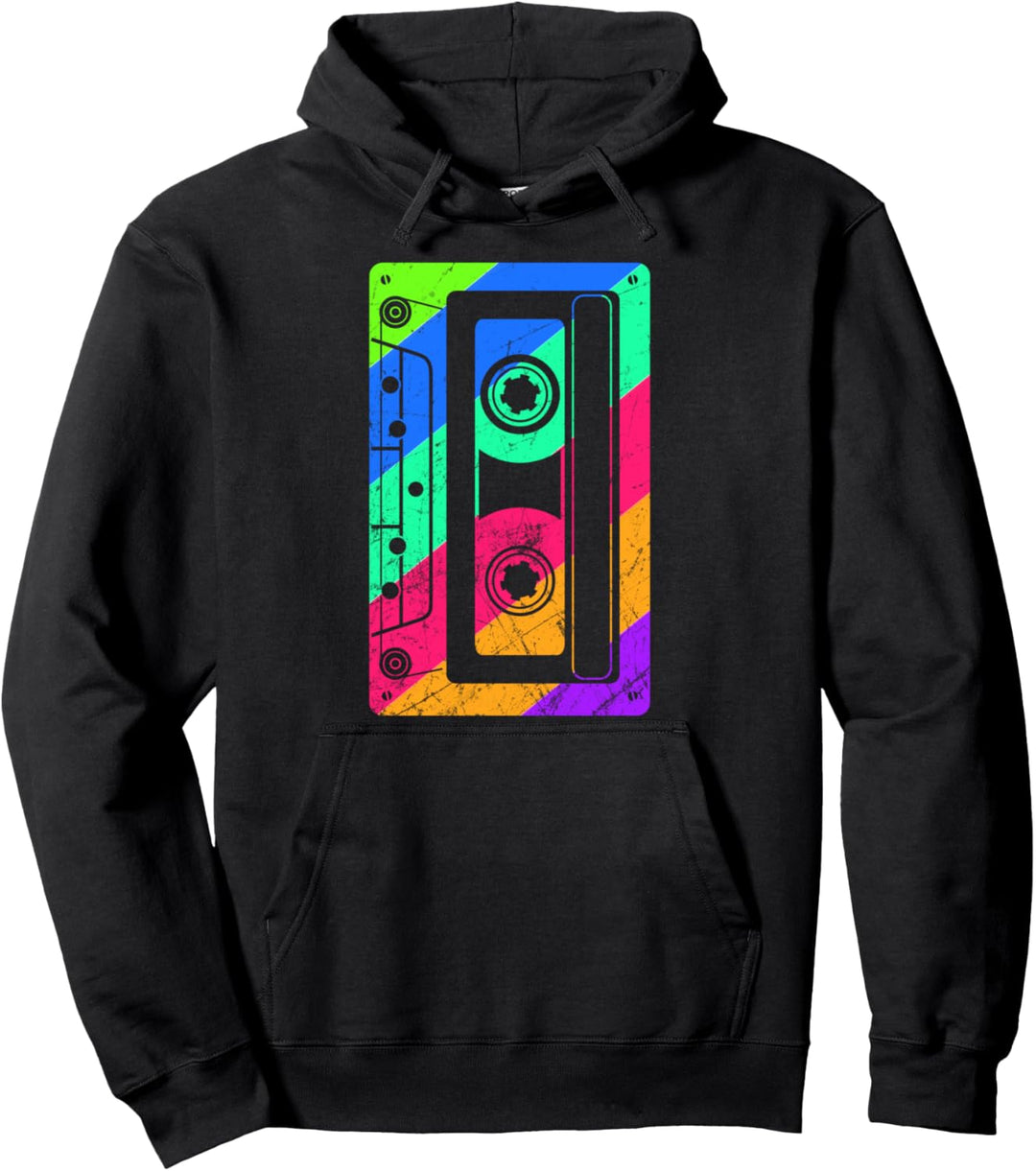 Retro 80er Jahre Kassette Vintage 90er Jahre Mixtape Kostüm Pullover Hoodie