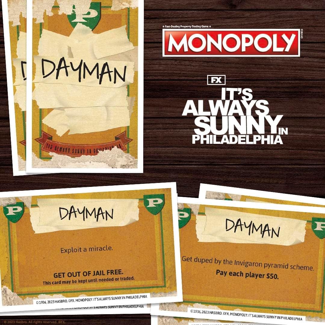 Monopoly It's Always Sunny in Philadelphia | Offiziell lizenziertes Monopoly-Brettspiel | Preisgekrö